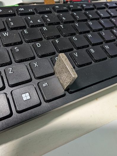 Silver Square Rupee.