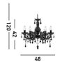 Black Chandelier Image 3