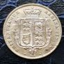 1872 - Die 365 Young Victoria Shield Reverse Half Sovereign Excellent condition with nice die crack. (1 Euro offer for PM to discuss Price!!) Image 5