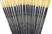 20pcs Bulk Art Painting Brush Set for Acrylic Watercolor Gouache Hobby Craft Face Painting
