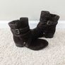 Dark Brown Suede Boots SZ 37 Image 2