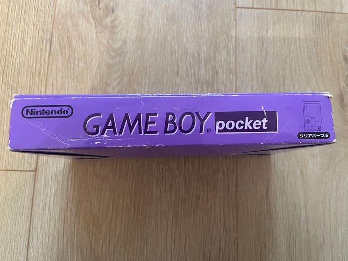 Nintendo Gameboy Pocket MGB-001 Clear Purple Boxed, Manual and Bomber Man + Other Games