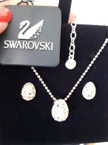 Genuine Swarovski Pendant and earring set