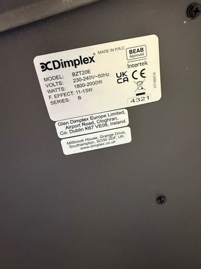 Dimplex Wall Fire