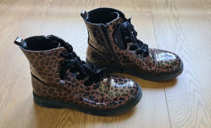 Ankle Boots in Leopard Print