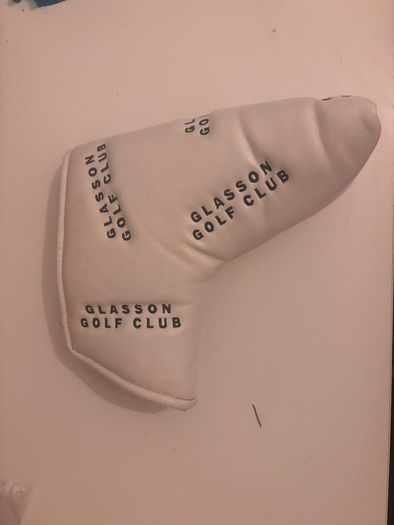 Glasson Golf Club PRG Blade Putter Headcover (White/Black)