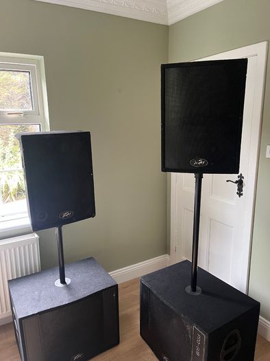 Peavey PA System - Mixing Desk, Amp, Tops and Subs