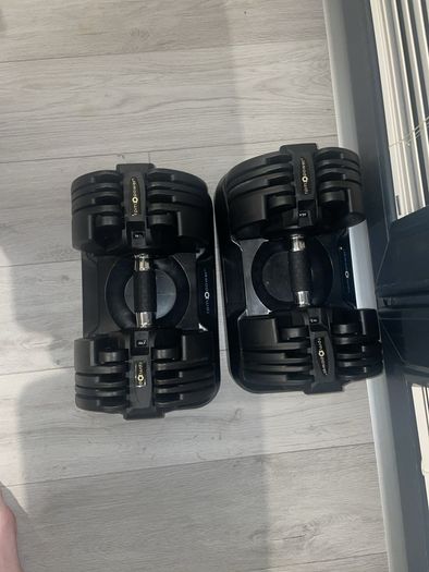Adjustable Dumbbells and Bench