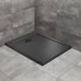 Shower Tray  Black Stone Image 2