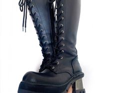 Vintage New Rock Knee-high boots Size 39