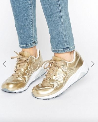 New Balance 580 Trainers - Gold