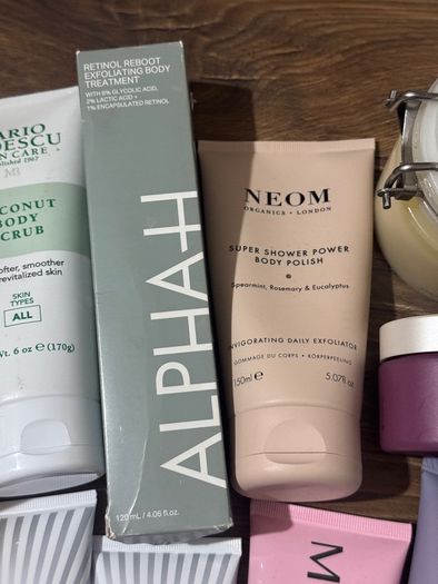 Brand new luxury body was, showed me polisher, body scrub new