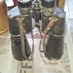 Old Large Pair of Hogla 8x56 German Binoculars, likely from 1910 to 1930s Postage Available