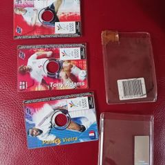 3 Euro 2000 collector cd cards/ Tony Adams/ Alan Shearer & Patrick Vieira