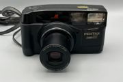 Pentax Zoom 90 35mm Film Point and Shoot Camera Black Tested