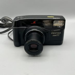 Pentax Zoom 90 35mm Film Point and Shoot Camera Black Tested