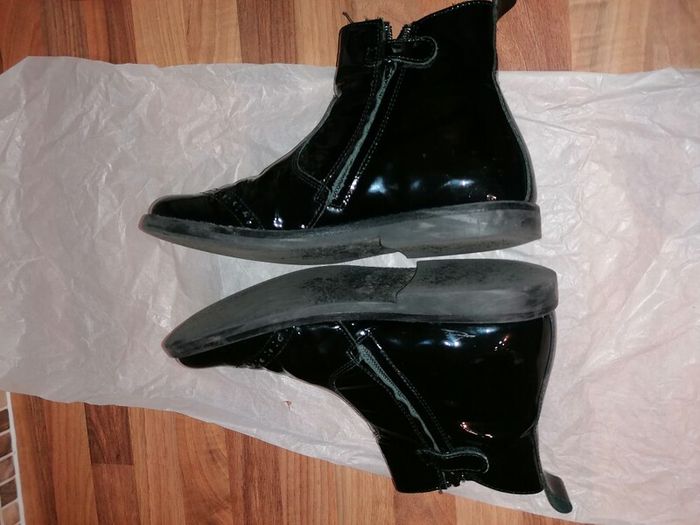 Froddo brand real leather black Chelsea boots size UK4 EU37