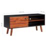 TV Cabinet 110x35x50 cm Solid Acacia Wood and MDF Image 7
