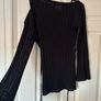 DISSH Bowie black long sleeve knit top size S Image 2