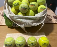 Used, Like New Assorted Tennis Ball Range, 50 Cent Per Ball