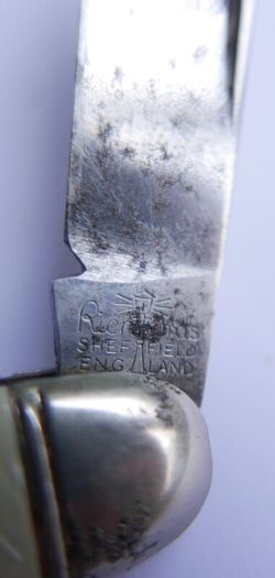 VINTAGE Richards Sheffield England 2 Blade Pocket Knife