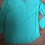 Mint Green Long Sleeve Blouse Image 3