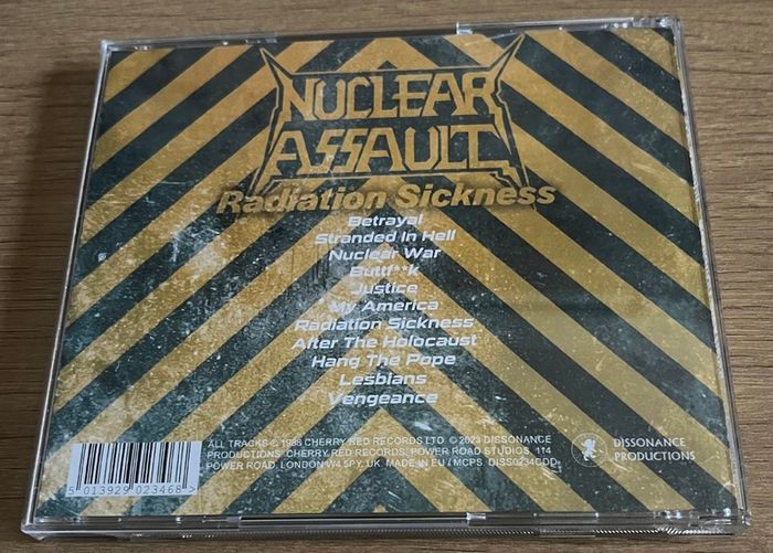 Nuclear Assault Radiation Sickness CD