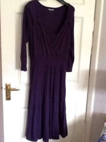 Per Una beautiful purple knitwear dress