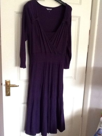 Per Una beautiful purple knitwear dress