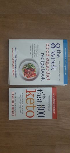 8 week blood sugar diet and Fast 800 Keto Diet books