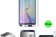 Full Curved 3D Tempered Glass Screen Protector For Samsung Galaxy S7 Edge- White
