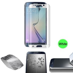Full Curved 3D Tempered Glass Screen Protector For Samsung Galaxy S7 Edge- White
