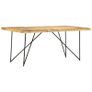 Dining Table 180x90x76 cm Solid Mango Wood Image 8