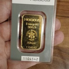 1 Oz  Gold Sealed Bar