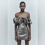 Zara Voluminous Short Dress Image 2