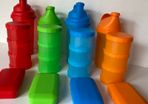 Shaker, Pill Box and Supplement Storage | Set of 3, Multiple Vibrant Colours