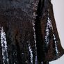 New River Island Women blouse , sequins, Black, size UK 14 Image 2