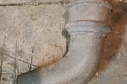 cast iron down pipe bend