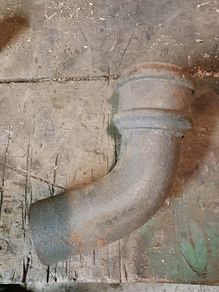 cast iron down pipe bend