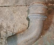 cast iron down pipe bend