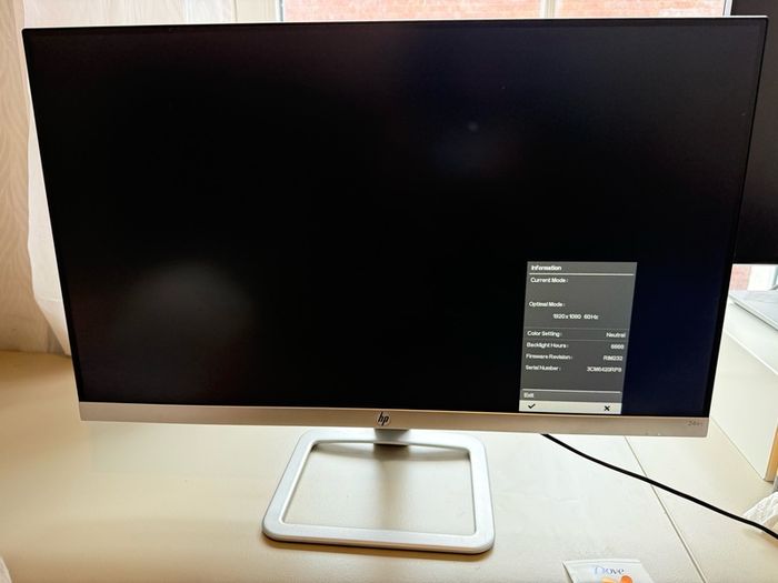 Hp 24 inch monitor