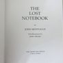 The Lost Notebook. Limited Signed Edition 1987. Image 5