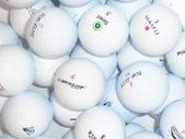 Value Branded Mix of Lake Golf Balls - 50 Balls