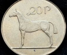 [#108] - Ireland 1995 | 20 Pence | Horse | KM.25 | UNC