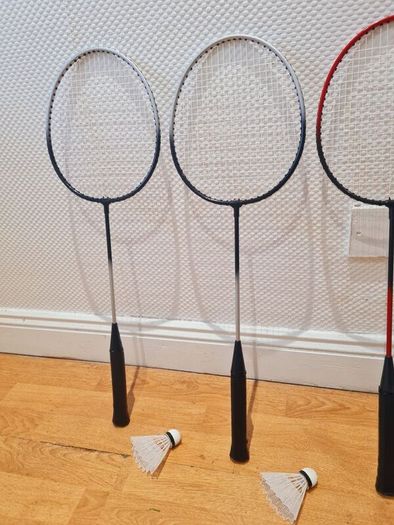 badminton rackets x 4