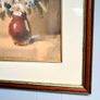 Original Vintage Watercolour Painting Still Life Daisies in Terracotta Vase Signed Image 2
