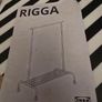 IKEA RIGGA Clothes rack Image 9