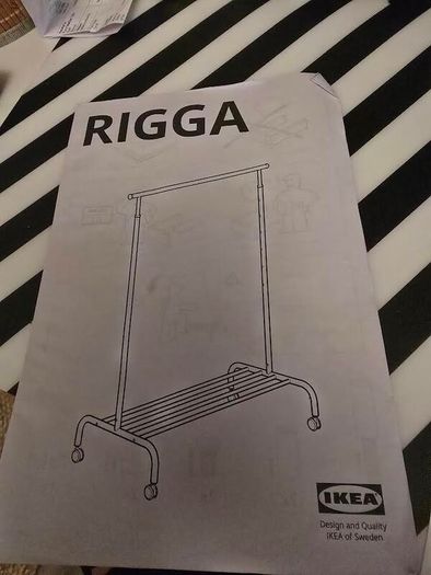 IKEA RIGGA Clothes rack