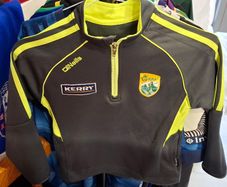Kerry GAA O'Neills Gaelic Football Half Zip Jersey (Youths 5-6 Years) FREE POST