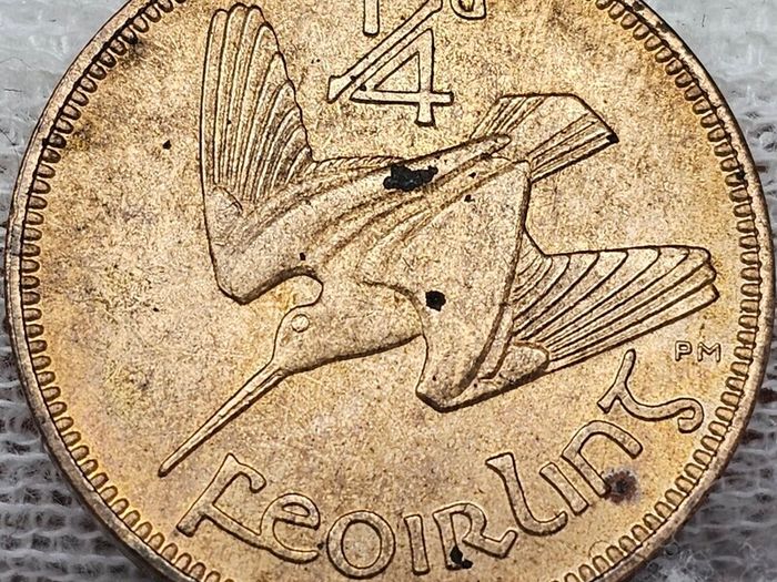 Ireland 1959 1/4d Farthing Uncirculated Red